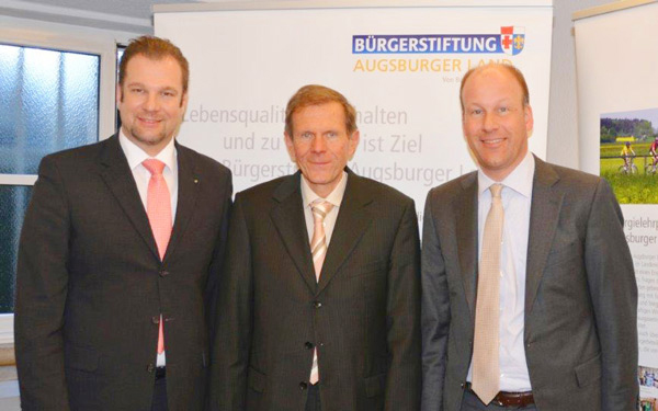 Dr. Jürgen Idzko ist neuer Vorstandsvorsitzender der Bürgerstiftung Augsburger Land