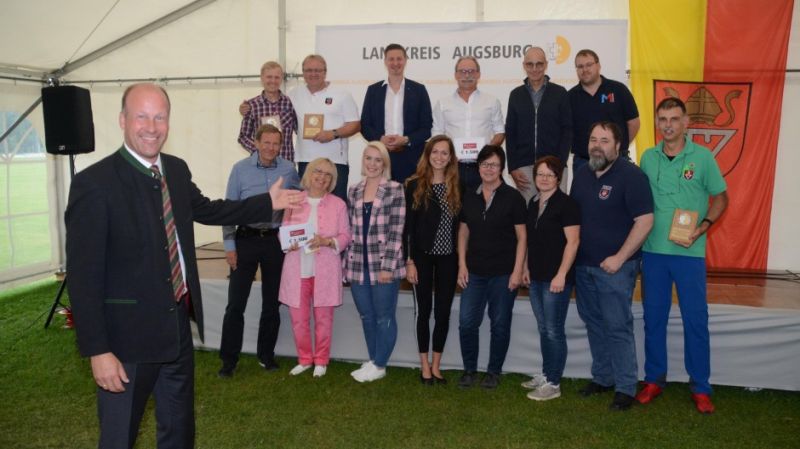 Gruppenfoto Landkreislauf 2019